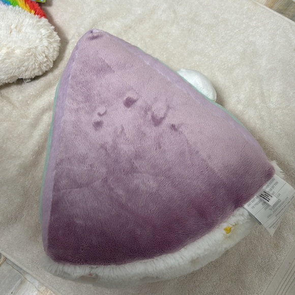 Squishable set of rainbow unicorn cake slice and rainbow matching set pink euc - Picture 5 of 8